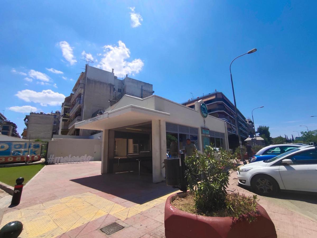 Wsd Hera Luxury Stylish 2Bd Apt With City View Balcony Near Merto Athens Luaran gambar